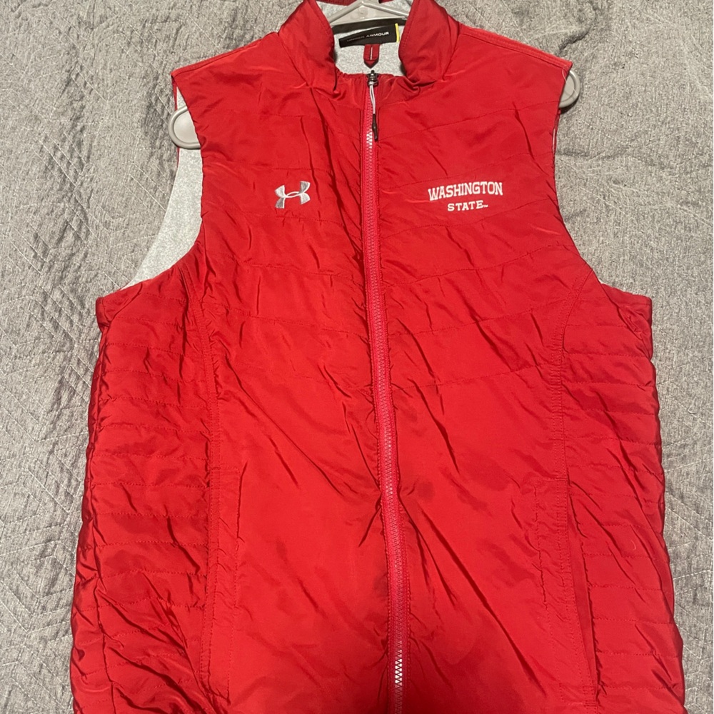 Washington state cougars under armor vest men’s medium
